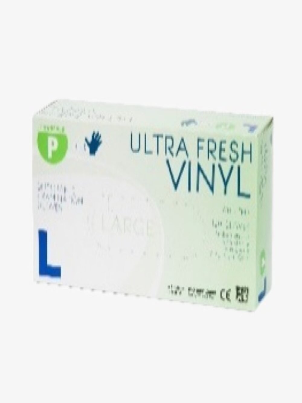 Ultra Fresh Vinyl Glove Powder-Free Clear Large
