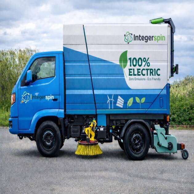 Truck Mounted Fully Electric Road Sweeper