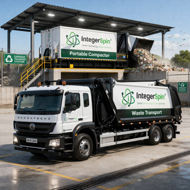 Portable Compactor Garbage Transfer Station