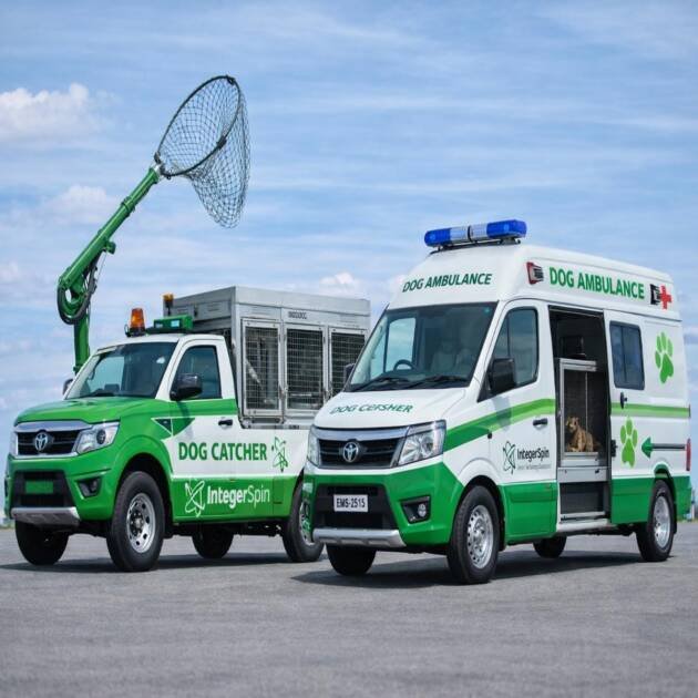 Dog Catcher & Dog Ambulance Vehicle